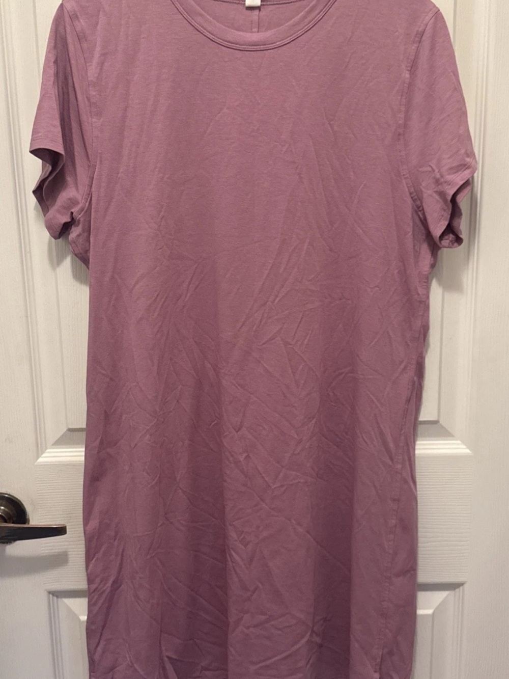 lululemon athletica Mauve/Pink Midi T-Shirt Dress